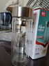 富光双层玻璃杯 高硼硅玻璃泡茶杯子 茶水分离杯 带茶隔商务水杯男士 实拍图