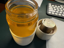 FGA富光玻璃杯女胶囊泡茶杯便携高颜值办公室学生茶水分离杯子360ML 实拍图