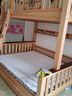 莱客轩（LAIKEXUAN）儿童上下床双层实木高低子母床可分体拼接床爬梯款上铺130下铺160 实拍图