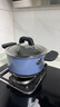 特福（Tefal）陶瓷覆层健康0氟涂层双耳家用汤锅煮锅炖锅 燃气灶电磁炉通用 20cm 实拍图