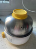 美的（Midea）【国家补贴】煮蛋器蒸蛋器单层7颗蛋家用自动断电迷你鸡蛋羹神器防干烧不锈钢便携式MZ-ZDE1601 实拍图