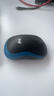 罗技（Logitech）M185鼠标 无线鼠标 办公鼠标 对称鼠标 黑色蓝边 带无线2.4G接收器 实拍图