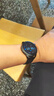 竞技者适于华为手表表带watch4/Pro/watch5/GT5/GT4/GT3/GT2磁吸金属不锈钢保时捷手表带男款编织配件 黑色-编织链式22mm接口 实拍图