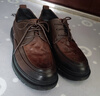 百丽通勤商务皮鞋男牛皮褶皱增高休闲鞋A1373AM4 棕色 41 实拍图