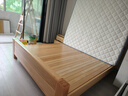 森林日记榉木床全实木床双人床中式简约北欧储物气压家具婚床加厚主卧大床 床+1个床头柜 【推荐】1.8*2米+杉木龙骨+榉木床板+2.7cm榉木床边 实拍图