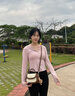 CAHOE KULLO官网包包女包轻奢侈2025新款时尚品牌单肩包女士斜挎包小众马鞍包 米白配咖-小众ck女包生日礼物送女友送老婆 夏季实用走心高级感送闺蜜 实拍图