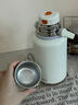 私家良品保温杯婴幼儿外出便携式户外冲泡奶粉316不锈钢72小时长效恒温壶 白色1000ml【保温72H+泡奶专用】 实拍图