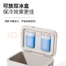 牧高笛（MOBIGARDEN）寒霜22L保温箱 户外露营大容量储物收纳保鲜箱 NX23684002 月影白 实拍图