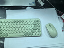B.O.W无线蓝牙三模键盘鼠标套装轻薄便携办公USB充电键鼠适用ipad苹果平板手机笔记本电脑外设打字静音 清新绿丨三模键盘+双模鼠标丨充电版 实拍图