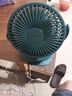 艾美特（AIRMATE）USB小风扇/桌面风扇/小电扇/充电厨房办公宿舍床头多功能壁挂式夹扇 插电款-橄榄绿 实拍图