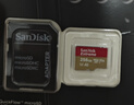 闪迪（SanDisk）256GB TF(MicroSD)内存卡 4K极速金卡A2 V30 U3行车记录仪 运动相机无人机 监控存储卡 读190MB/s 实拍图