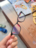 普莱斯（pulais）儿童防蓝光眼镜近视眼镜框架抗蓝光男女孩通用黑红色8072 实拍图
