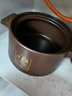 炊大皇炊大皇砂锅炖锅沙煲砂锅家用耐高温汤锅燃气直烧煲汤砂锅炖汤砂锅 【干烧不裂】适用3-5人 3.5L 实拍图