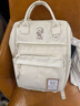 第九城（V.NINE）双肩背包女士大容量学院风上课包休闲百搭学生书包大学生电脑包男 实拍图