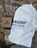 科固（KEGOO）双孔入墙式厨房水龙头水槽洗菜盆 阳台洗衣池冷热龙头黄铜K1062 实拍图