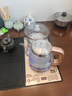 开品 全自动底部上水感应续水烧水壶 家用办公电茶炉烧水消毒电热水壶 嵌入式玻璃烧水壶茶桌一体套装 1L 金色尺寸20X37CM 烧水煮杯 桶水款 实拍图
