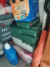 利得背心垃圾袋100只单面1丝松青绿55*70cm家用厨房加厚手提垃圾袋 实拍图