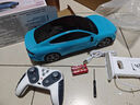 赟娅儿童遥控车男孩四驱漂移赛车电动玩具车模型充电汽车耐摔炫酷跑车 21cm  保时捷911四驱漂移 天蓝 中秋国庆节生日礼物彩盒 实拍图