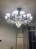 珺蒂北欧轻奢水晶客厅吊灯灯具套餐现代欧式简约大气餐厅灯臂发光灯饰 水晶6头-三色调光 实拍图