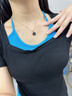 GUSKI法国品牌四叶草项链女温感变色轻奢吊坠珐琅纪念日生日礼物送女友 黑红双面四叶草项链【品牌礼盒】 实拍图
