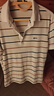 杉杉（FIRS）条纹翻领短袖T恤男2026夏季新款弹力清爽舒适POLO减龄t恤衫631 本白 L (175) 实拍图