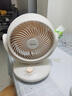 美的（Midea）【小型风扇】轻音台式桌面空气循环扇家用柔风电风扇宿舍办公迷你台扇落地扇空调伴侣 GAF18AD 实拍图