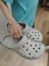 卡骆驰crocs洞洞鞋贝雅男鞋女鞋轻便耐磨一脚蹬拖鞋休闲鞋|10126 卵石色-2V3 40 (250mm) 实拍图