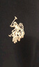 U.S. POLO ASSN.polo衫男短袖夏季保罗商务休闲翻领男装上衣t恤经典黑XL 实拍图