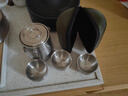 北山狼   户外便携不锈钢功夫茶具泡茶器旅行茶壶露营煮茶收纳专用套装 0.3L茶壶+茶杯*3【食品级不锈钢 实拍图