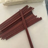 双枪红檀木筷子天然抗菌木筷 家用实木无漆无蜡筷子餐具套装10双 实拍图