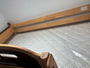 林氏家居全实木上下床上下铺儿童床双层子母床高低床加宽双人LH064A1可选 爬梯款|原木色|可变双床+床垫+书架 1.2x1.9米 实拍图