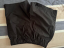 无印良品（MUJI）女式 水洗 平纹 短裤女夏 裤子 休闲短裤 多巴胺纯棉全棉BEC27A3S 黑色 M 160/66A 实拍图