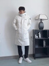 波司登（BOSIDENG）于适同款羽绒服男女同款情侣长款连帽面包服外套 【店长推荐】沙石米|8F06 3XL 185/104A 体重约155-170斤 实拍图