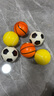 海绵球类玩具幼儿园迷你小皮球软实心弹力球拍拍篮球足球网球 篮球+足球+网球 实拍图