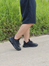 森马男鞋2025夏季新款休闲百搭老爹鞋男士跑步运动鞋子青少年轻便软底 黑金单鞋 43 实拍图