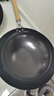 冀铁锤（jitiechui）铁锅炒菜锅熟铁锅章丘手工无涂层不易粘锅炒勺34cm+锅盖【5-6人】 实拍图