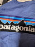 巴塔哥尼亚（Patagonia）男女情侣通勤短袖夏季P-6 Logo混纺棉休闲潮流户外透气T恤 38504 ABNB L 实拍图