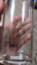 希诺单层玻璃杯啤酒杯水杯泡茶杯牛奶杯家用办公耐高温加厚凉水杯套装 525ml-情侣两只装 实拍图