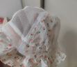贝娜茜婴儿帽子夏季薄款女宝宝男遮阳防晒渔夫帽网格韩版太阳帽渔夫帽可调夏天 PM510-网格款-浅橘 3-18个月（40-48CM） 实拍图