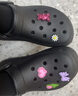 卡骆驰（crocs）男女泡芙洞洞鞋户外休闲时尚厚底一脚蹬沙滩鞋 207521-001 36-37 实拍图