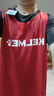 KELME/卡尔美足球服对抗训练背心团购健身组队服分队服针织无袖T恤 红白(XL)码 实拍图