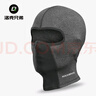 洛克兄弟 防晒骑行头套摩托车冰丝全脸面罩春夏季户外防风男女 细灰无孔 实拍图