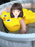 贝恩拉婴儿游泳圈 0-5岁 儿童游泳圈 婴儿泳圈腋下防侧翻宝宝洗澡玩具 小金鱼秋叶黄【3个月-5岁】 实拍图