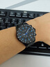 梭伦（SOLLEN）十大品牌名表手表男士全自动多功能机械表防水国表送男友生日礼物 黑面蓝钉608【加强升级版】 终身质保 实拍图