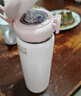 FGA富光儿童保温杯316L不锈钢吸管孕产妇水杯学生便携喝水弹盖杯子粉 实拍图