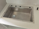 松派厨房水槽304不锈钢水槽双改大单槽水池盆洗菜盆台下盆洗碗槽 左排水槽0涂层+弯形龙头 650*450mm【国标SUS304假一赔十】 实拍图
