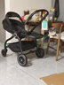 朗纳铂（land leopard）老虎Pro婴儿推车婴儿车轻便折叠双向超大轮避震儿童BB伞车 黑车架+睡篮【颜色请留言客服】 实拍图