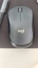 罗技（Logitech）M220 轻音鼠标 无线鼠标 办公鼠标 对称鼠标 带无线微型接收器 灰黑色 实拍图