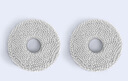 科沃斯（Ecovacs）配件水洗抹布适用于（X1,X2,T20,T10OMNI,T10 TURBO）2对装（4片）【配件】 实拍图