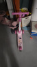 【热销爆款】儿童滑板车可折叠三轮脚踏车宝宝溜娃神器男女孩玩具 巴拉粉色+滑板+悍马轮+音乐 实拍图